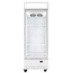 Vaiotec Topline Getränkekühlschrank 1 Tür / 570 Liter mit Leuchtaufsatz "weiß", 750 x 742 mm