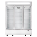 Vaiotec Topline Getränkekühlschrank 3 Türen / 1360 Liter mit Leuchtaufsatz "weiß", 1640 x 742 mm