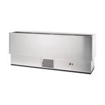 Vaiotec Topline Getränkekühltruhe Edelstahl mit Edelstahlschiebedeckel, 389 Liter, 2010 x 545 mm