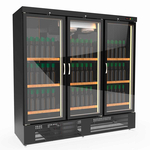 Vaiotec Topline Weinkühlschrank Schwarz, 1706 Liter, 315 Flaschen, 2 Zonen, 2055 x 735 mm