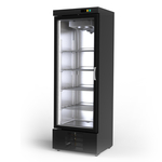 Vaiotec Topline Tiefkühlschrank 500, schwarz, 1 Glastür, 680 x 735 mm