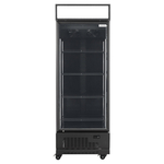 Vaiotec Topline Getränkekühlschrank 1 Tür / 570 Liter mit Leuchtaufsatz "schwarz", 750 x 760 mm