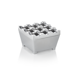 Was Germany Windaschenbecher, 7,5 x 7,5 x 4,5 cm, verchromt, Zinkguss