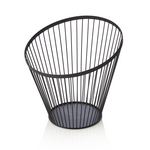 Was Germany Buffetkorb, Ø 28 cm, Höhe 26,5 cm, schwarz pulverbeschichtet, Metall