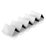 Was Germany Snackpresenter mit 4 Ablagen, 35 x 10 x 5 cm, Edelstahl