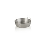 Steel & Style Mini Paella Pfanne HERITAGE, Ø 10 cm, 150 ml, Chromnickelstahl 18/8