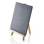 Was Germany Naturschiefertafel SLATE LINE, 24 x 21 cm, Naturschiefer, Holz