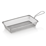 Was Germany Servier- und Frittierkorb, 28 x 16 x 5 cm, Chromnickelstahl