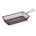 Was Germany Servier- und Frittierkorb, 28 x 16 x 5 cm, kupferfarben, Chromnickelstahl