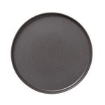 Rockzzero Teller Set, flach, Ø 33 cm, stone grey, Set á 4 Stück, Steinzeug