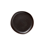 Rockzzero Teller Set, flach, Ø 22 cm, metallic brown, Set á 6 Stück, Steinzeug