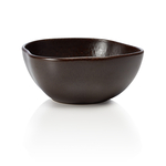 Rockzzero Schale Set, tief, Ø 16 cm, 0,5 ltr., metallic brown, Set á 6 Stück, Steinzeug