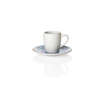 Rockzzero Espresso- und Untertasse Set, 80 ml, arctic, Set á 6 Stück, Steinzeug