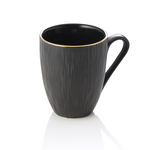 Maya Becher Set KURO, Ø 8,5 cm, 330 ml, schwarz, Set á 4 Stück, Porzellan