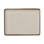 Was Germany Teller Set SMILLA SAND, flach, 27 x 20 cm, sand, Set á 6 Stück, Porzellan