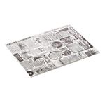 Was Germany Burgerpapier Times White Set WRAP & GO, 25 x 20 cm, Set á 1000 Stück, Fettpapier