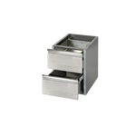 Prismafood Schubladenelement 2 Schubladen 1/2 TOP