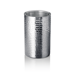 Was Germany Flaschenkühler, Ø 12 cm, Höhe 19 cm, gehämmert, doppelwandig, Chromnickelstahl