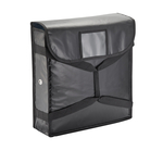 Was Germany Isoliertasche, für 2 Pizzen, 51 x 51 x 11 cm, schwarz, Kunststoff, Aluminium