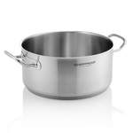 Chefproof Bratentopf, Ø 34 cm, 9 ltr., Chromnickelstahl 18/10