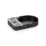 Was Germany Tropfschale, 25,5 x 20,5 x 4 cm, schwarz, Chromnickelstahl, Polypropylen