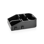 Was Germany Servicestation, 33,5 x 27,5 x 10 cm, schwarz, Chromnickelstahl, Polypropylen