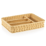 Weaver Pro Besteckkorb Systemkörbe, 40 x 30 x 6,5 cm, hellbeige, Polypropylen