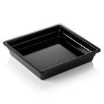 Was Germany GN Behälter GN 65 BLACK 2/3-065 mm, schwarz, Melamin