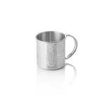 Nocturn Moscow Mule Tattoo, 0,45 ltr., Ø 9 cm, Höhe 9 cm, silber, Chromnickelstahl 18/8