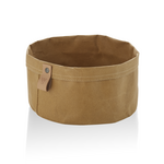 Was Germany Brottasche CRAFT & CRUMBLE, Ø 20 cm, Höhe 13 cm, khaki, Kraft Paper