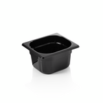 Was Germany GN Behälter GN 96 BLACK 1/6-100 mm, schwarz, Polycarbonat