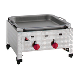 Neumärker Gas-Kombi-Tischbräter 2 2 Brenner