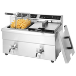 Neumärker Induktionsfritteuse 2x 8 Liter 