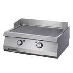 Maxima Gastro Heavy Duty Grillplatte - Gerillt - Doppeleinheit - 70 cm Tief - Elektrisch