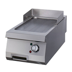 Maxima Gastro Heavy Duty Grillplatte - Gerilltes Chrom - Einzeleinheit - 70 cm Tief - Elektrisch