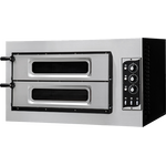 Prismafood Pizzaofen Bistro - 2 Kammern mit Sichtfenster