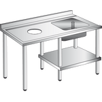 Prismafood Zulauftisch (BxTxH): 120 x 77 x 85 cm