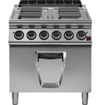 Prismafood Elektroherd 4 eckige Platten mit Backofen