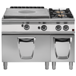 Prismafood Gasglühplattenherd mit Gasbackofen & Gasherd mit 2 Flammen