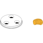 Prismafood Matrize Gnocchi Ø 7,8 cm
