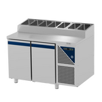 Prismafood Kühltisch 2 Türen ohne Edelstahlabdeckung Kapazität: 300 lt Temperatur: 0°C/+10°C