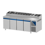 Prismafood Kühltisch 4 Türen ohne Edelstahlabdeckung Kapazität: 816 lt Temperatur: 0°C/+10°C