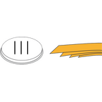 Prismafood Matrize Pappardelle Ø 7,8 cm