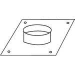 Prismafood Bundkragen D=20 cm für Abzugshauben