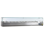 Prismafood Aufsatzvitrine 2000 Behälter: 10x1/4