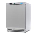 Maxima Gastro Gefrierschrank - 200 l - 2 Feste Regale - Rostfreier Stahl
