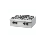 Maxima Gastro Heavy Duty Kochfeld - 4 Brenner - Doppeleinheit - 70 cm Tief - 24 kW - Gas