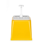 Hendi Pump-Saucenspender, 2,5L, Gelb, 230x210x(H)327mm
