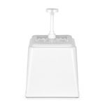 Hendi Pump-Saucenspender, 2,5L, Weiß, 230x210x(H)327mm