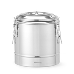 Hendi Isolierter tragbarer Behälter, Kitchen Line, 11L, Silber, ⌀300x(H)345mm